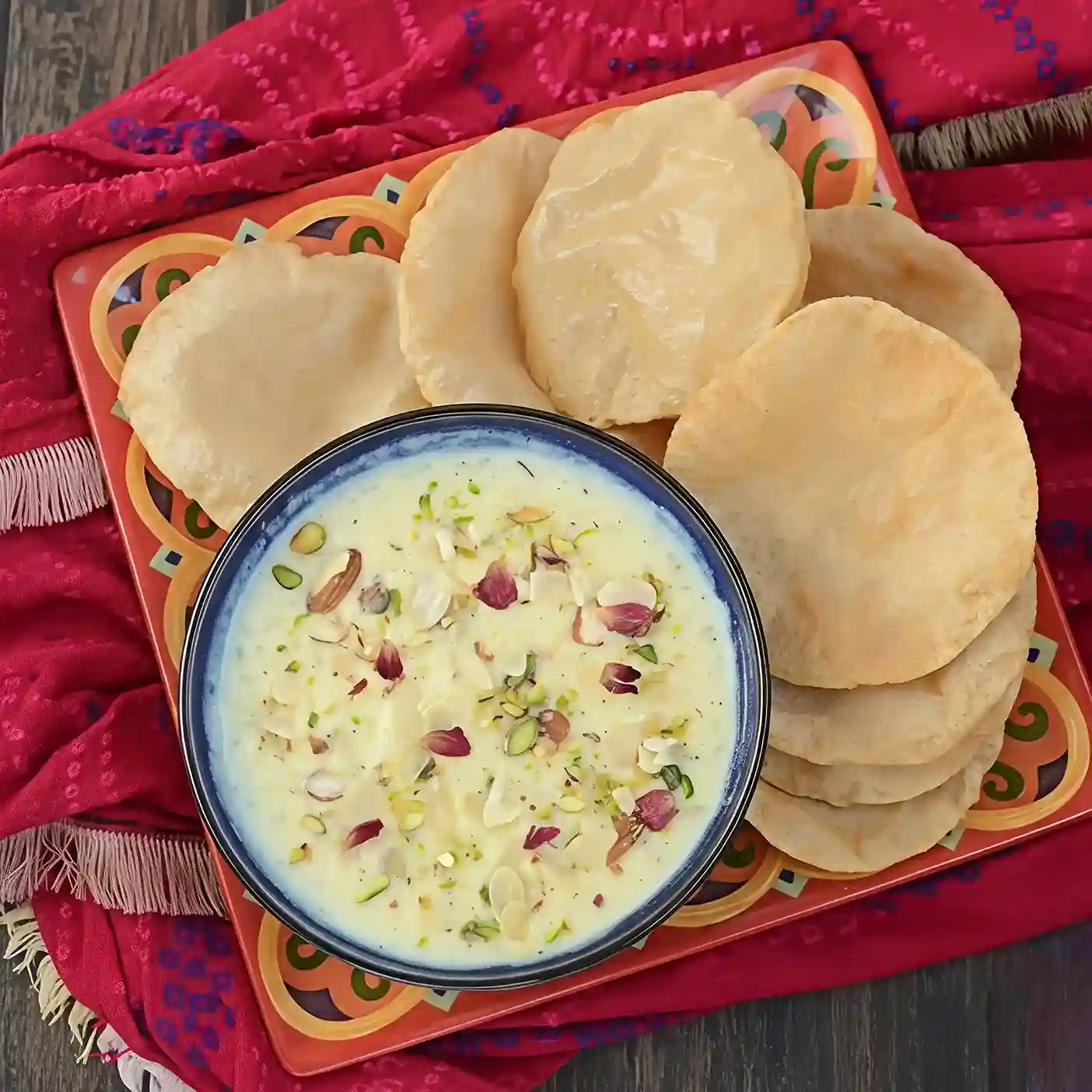 Kheer Puri Sabji